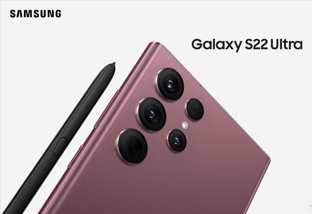 Samsung Galaxy S22 Ultra 5G 512 GB (SM-S908BDRHEUE) bordový